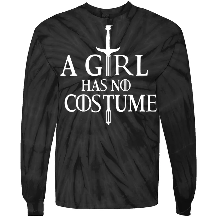 A Girl Has No Costume Tie-Dye Long Sleeve Shirt