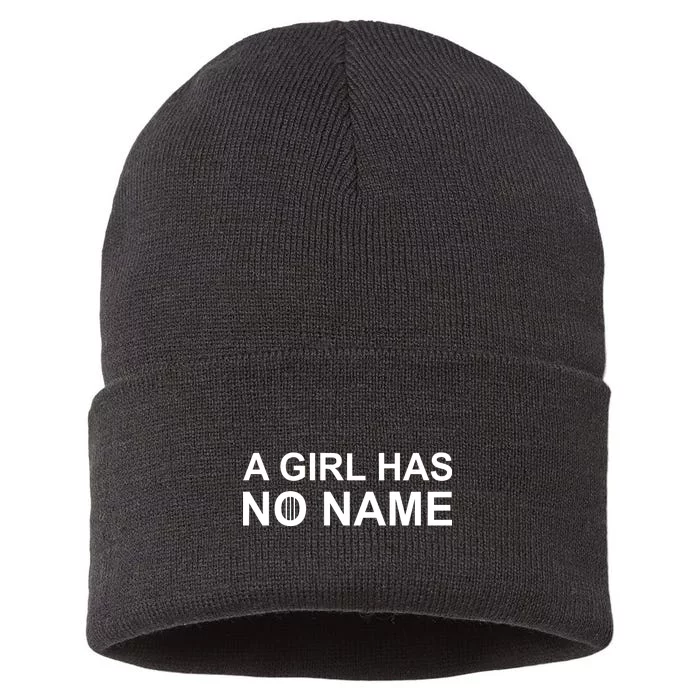 A Girl Has No Name Sustainable Knit Beanie