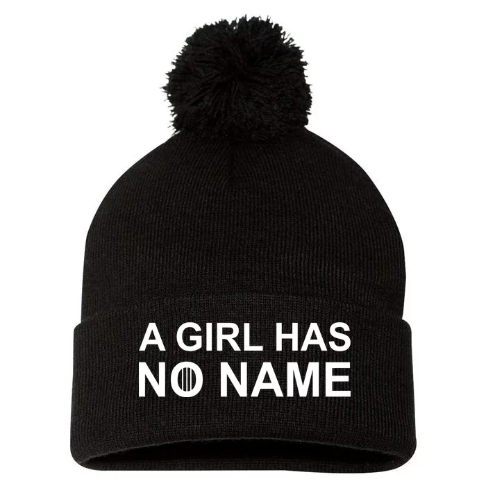 A Girl Has No Name Pom Pom 12in Knit Beanie