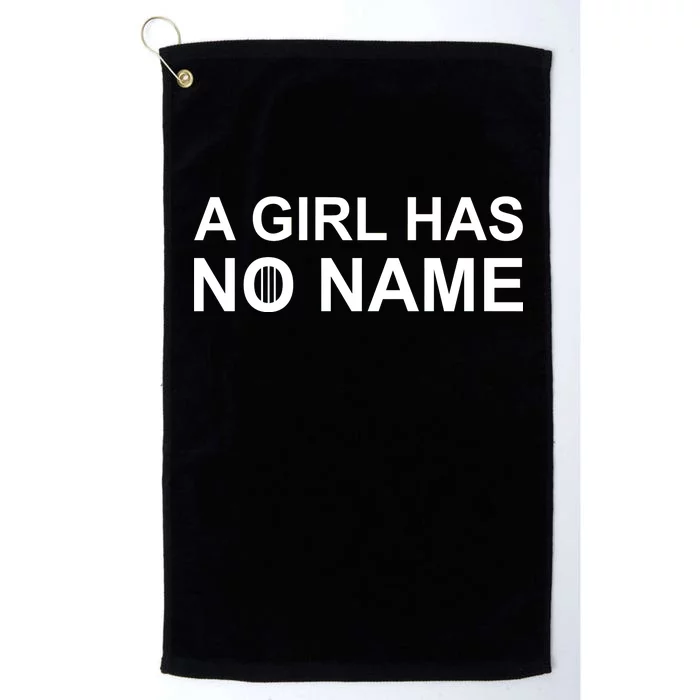 A Girl Has No Name Platinum Collection Golf Towel