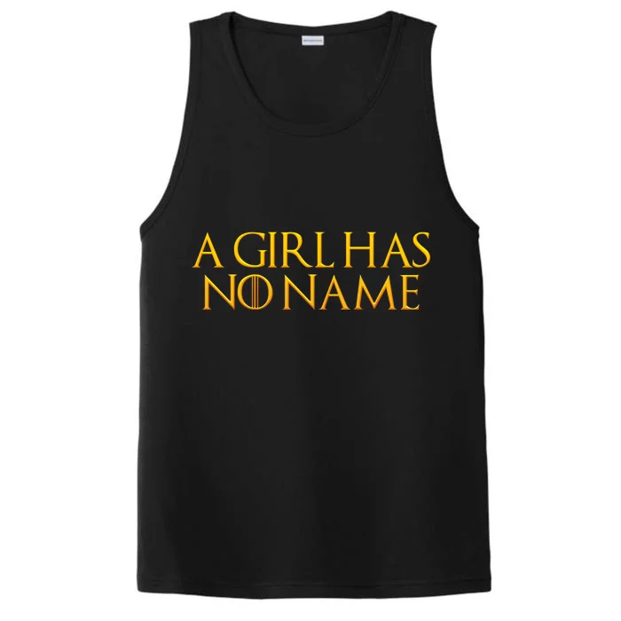 A Girl Has No Name Gold Limited Edition Performance Tank