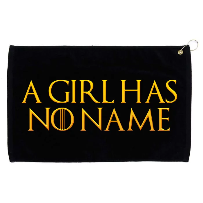 A Girl Has No Name Gold Limited Edition Grommeted Golf Towel