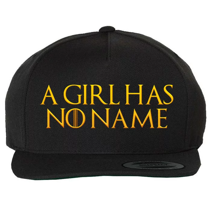 A Girl Has No Name Gold Limited Edition Wool Snapback Cap