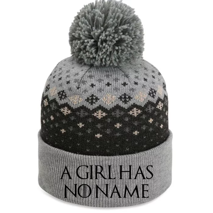 A Girl Has No Name Quote The Baniff Cuffed Pom Beanie