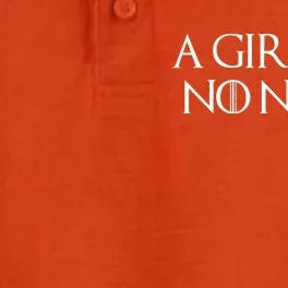 A Girl Has No Name Quote Dry Zone Grid Performance Polo