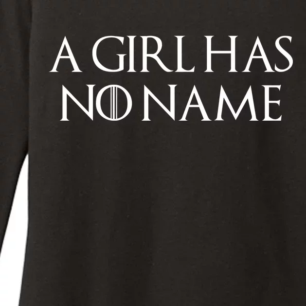 A Girl Has No Name Quote Womens CVC Long Sleeve Shirt