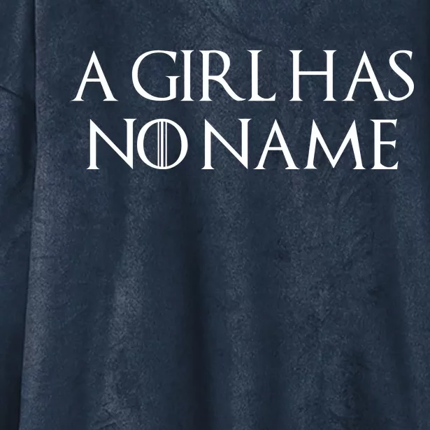 A Girl Has No Name Quote Hooded Wearable Blanket