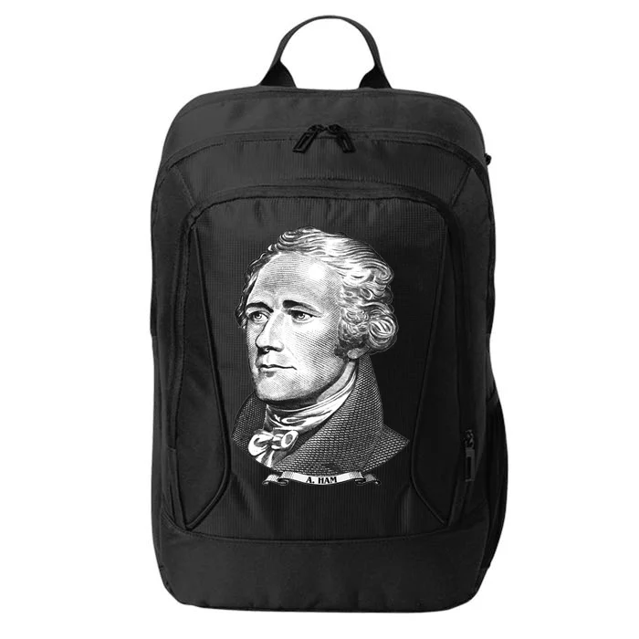 A Ham A Ham Big Face Portrait City Backpack