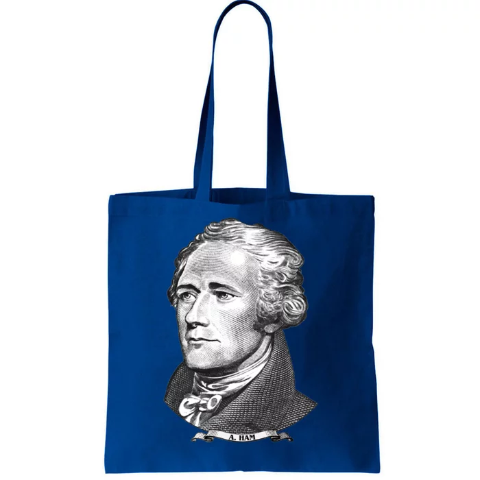 A Ham A Ham Big Face Portrait Tote Bag