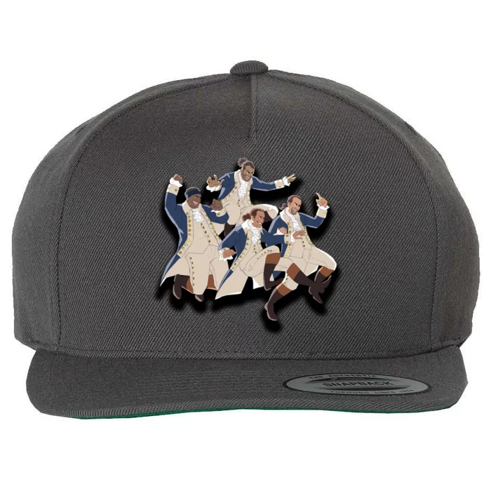 A Ham Hamilton Family Wool Snapback Cap