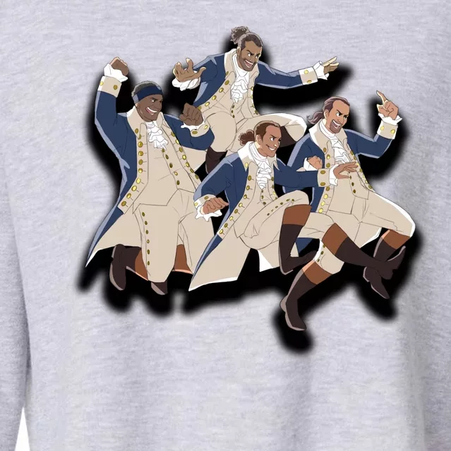 A Ham Hamilton Family Cropped Pullover Crew