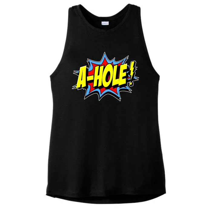 A-Hole Ladies Tri-Blend Wicking Tank