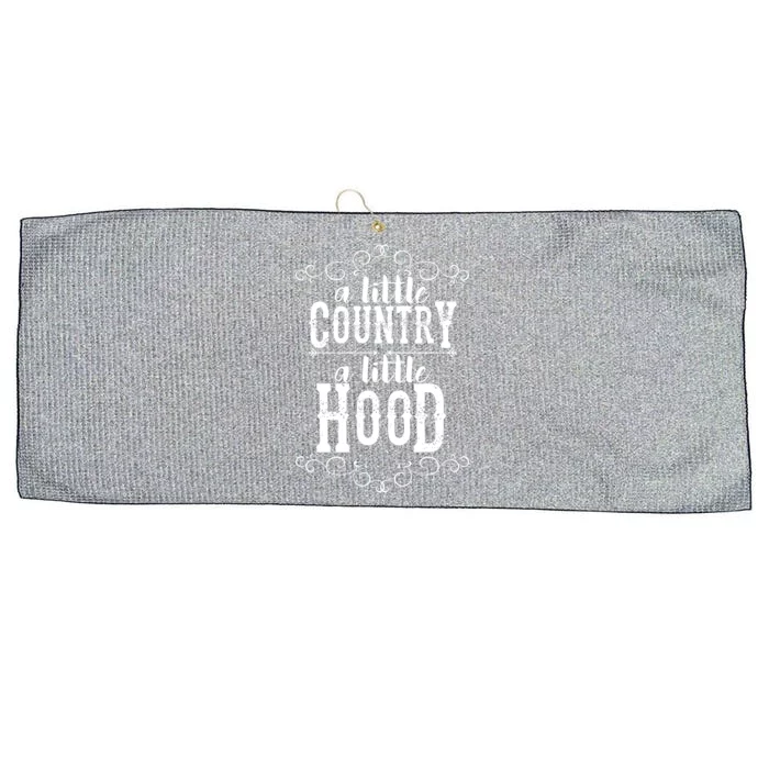 A Little Country A Little Hood Large Microfiber Waffle Golf Towel