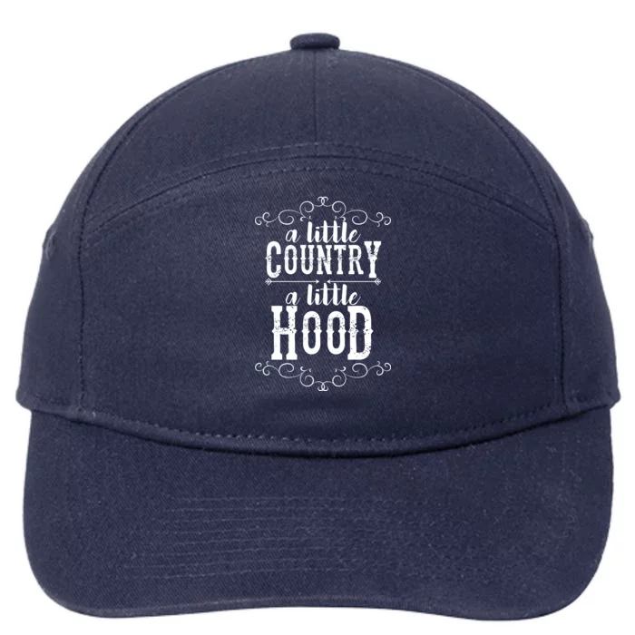 A Little Country A Little Hood 7-Panel Snapback Hat