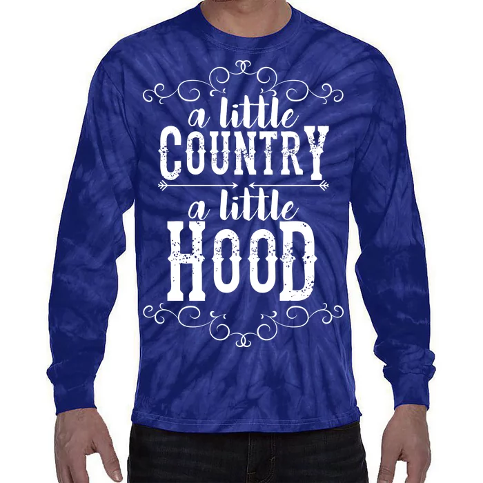 A Little Country A Little Hood Tie-Dye Long Sleeve Shirt