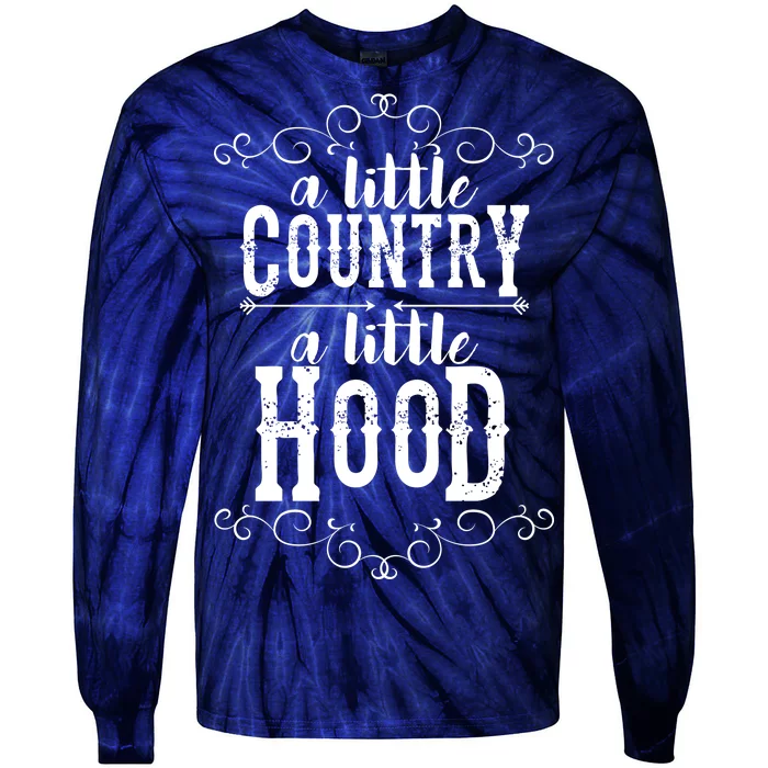 A Little Country A Little Hood Tie-Dye Long Sleeve Shirt