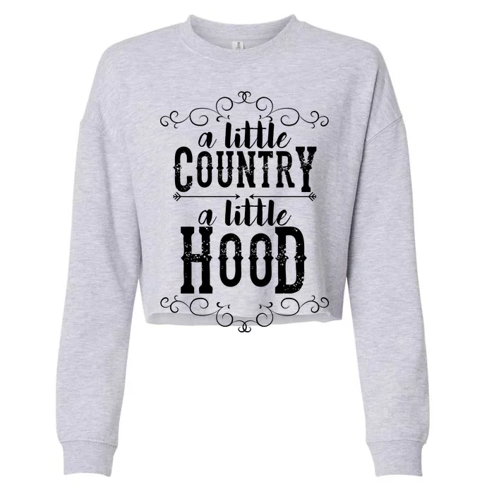 A Little Country A Little Hood Cropped Pullover Crew