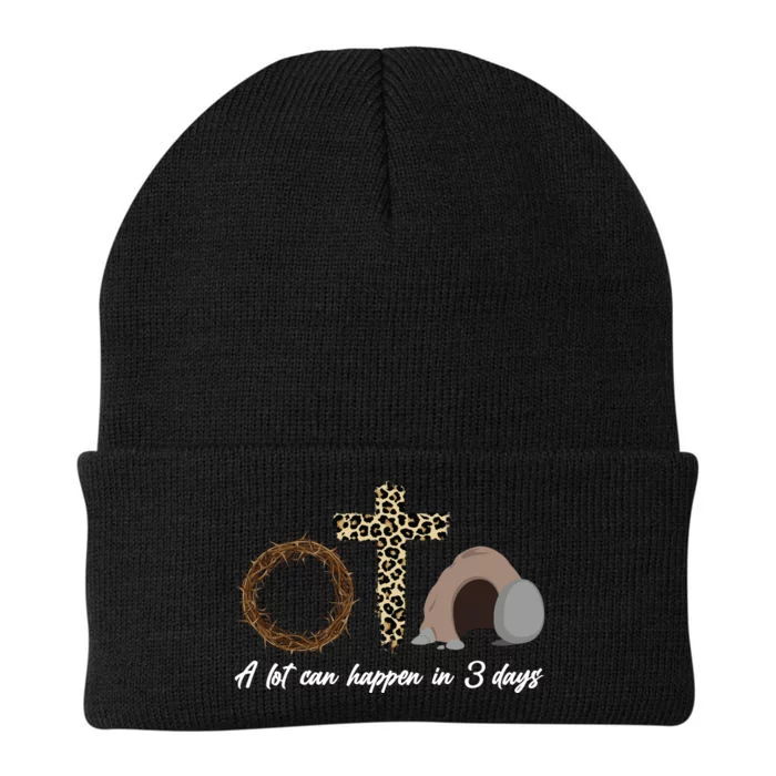 A Lot Can Happen in 3 Day Celebrating Easter Knit Cap Winter Beanie