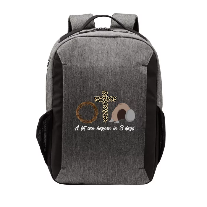 A Lot Can Happen in 3 Day Celebrating Easter Vector Backpack