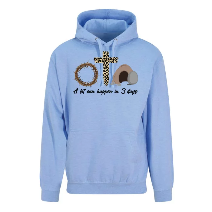 A Lot Can Happen in 3 Day Celebrating Easter Unisex Surf Hoodie