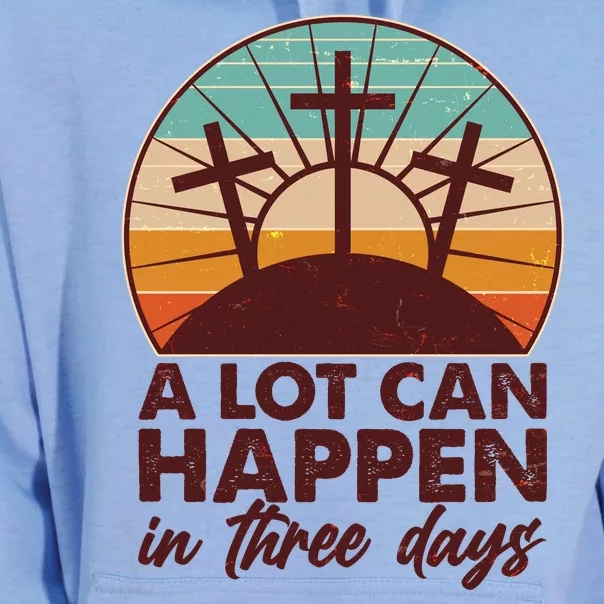 A Lot Can Happen in Three Days Jesus Resurrection Unisex Surf Hoodie