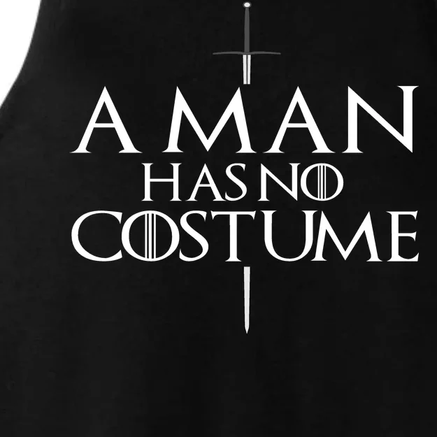 A Man Has No Costume Ladies Tri-Blend Wicking Tank