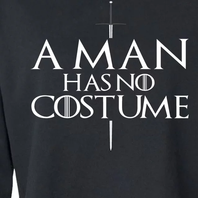 A Man Has No Costume Cropped Pullover Crew