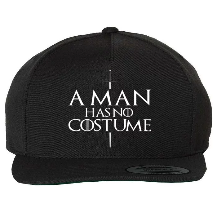 A Man Has No Costume Wool Snapback Cap