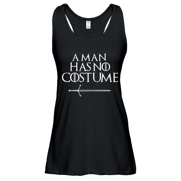 A Man Has No Costume Funny TV Series Ladies Essential Flowy Tank