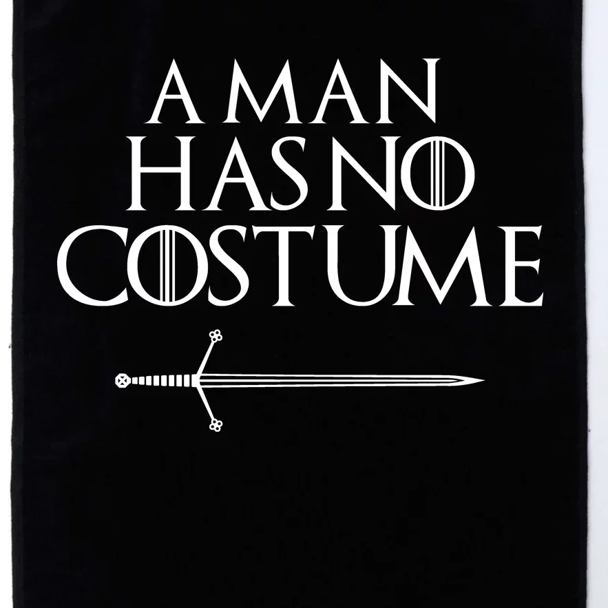 A Man Has No Costume Funny TV Series Platinum Collection Golf Towel