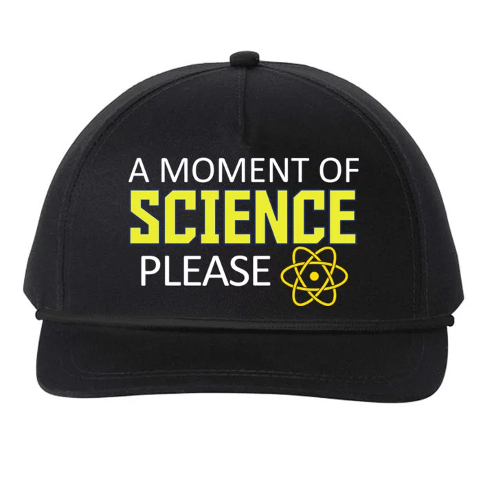 A Moment of Science Please Snapback Five-Panel Rope Hat