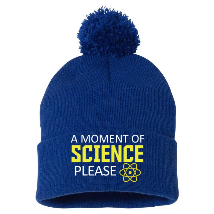 A Moment Of Science Please Pom Pom 12in Knit Beanie