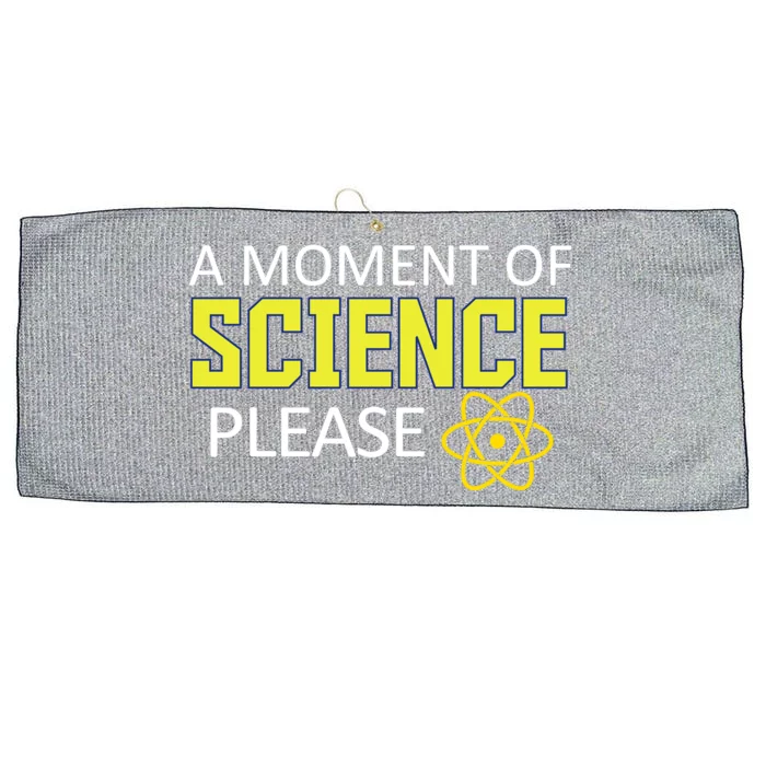 A Moment Of Science Please Large Microfiber Waffle Golf Towel