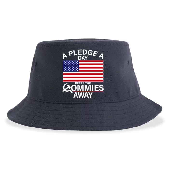 A Pledge A Day Keeps The Commies Away Sustainable Bucket Hat