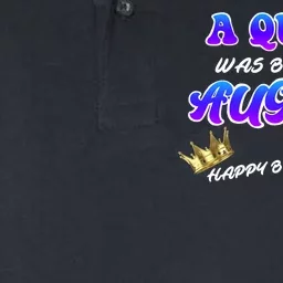 A Queen Was Born In August Happy Birthday To Me Softstyle Adult Sport Polo