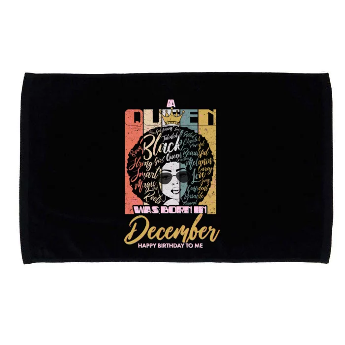 A Queen Was Born In December Microfiber Hand Towel