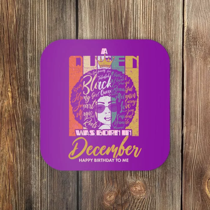 A Queen Was Born In December Coaster