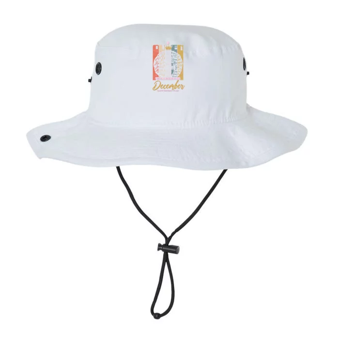 A Queen Was Born In December Legacy Cool Fit Booney Bucket Hat