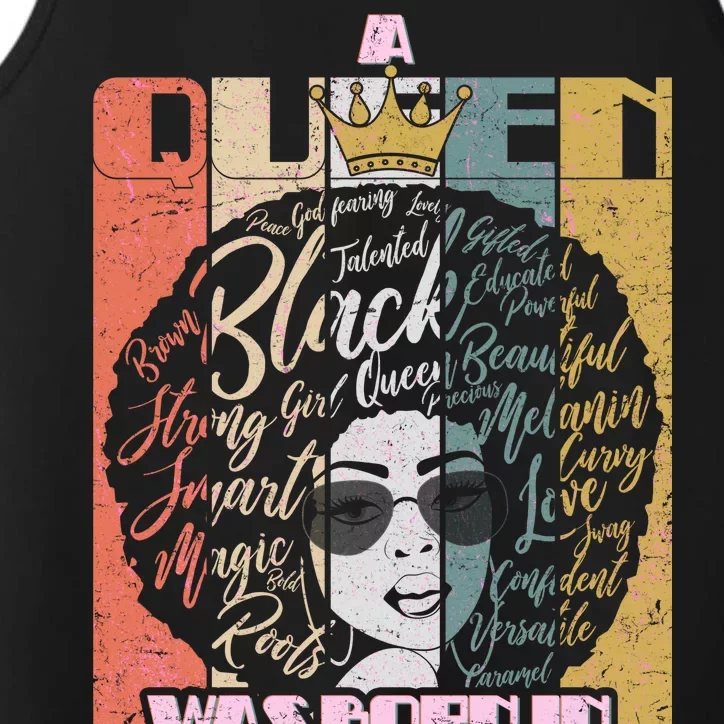 A Queen was Born in February Performance Tank