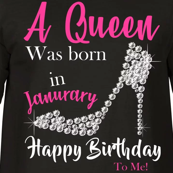 A Queen Was Born In January Birthday Comfort Colors T-Shirt