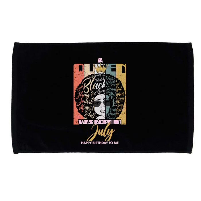 A Queen Was Born In July Microfiber Hand Towel