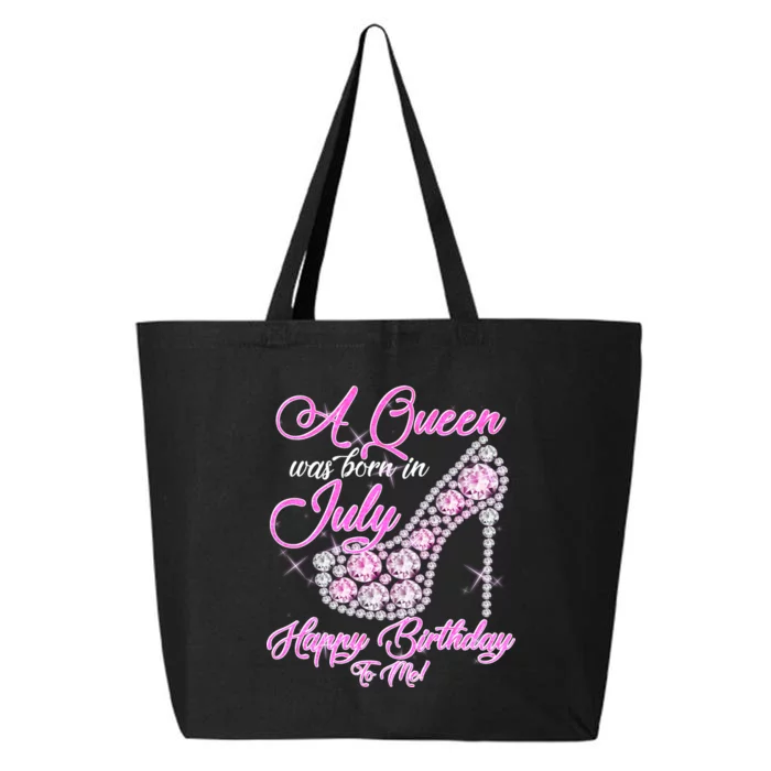 A Queen Was Born In July Fancy Birthday 25L Jumbo Tote