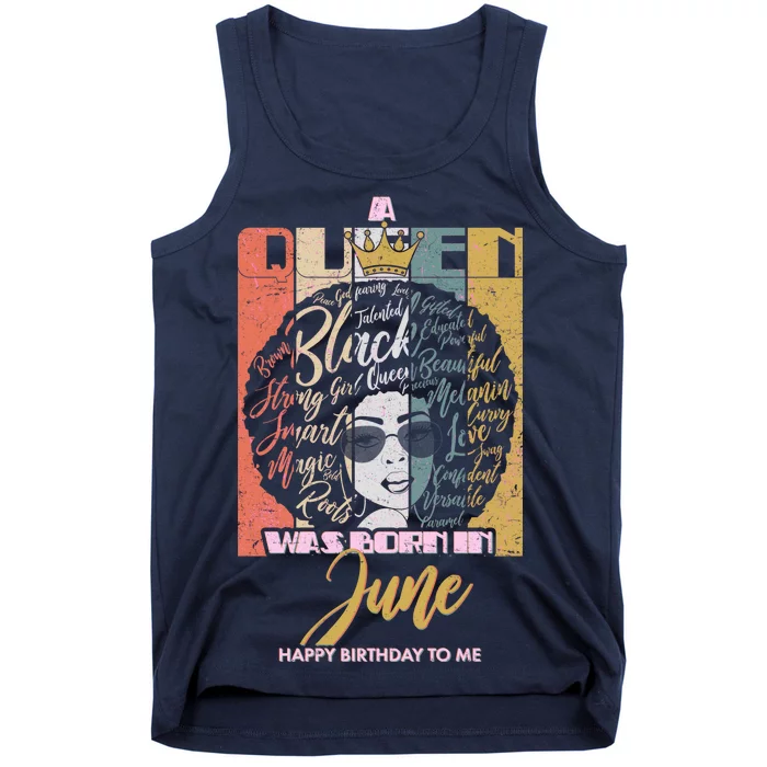 A Queen Was Born In June Tank Top