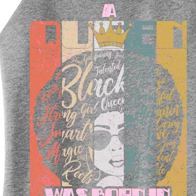 A Queen Was Born In June Women’s Perfect Tri Rocker Tank