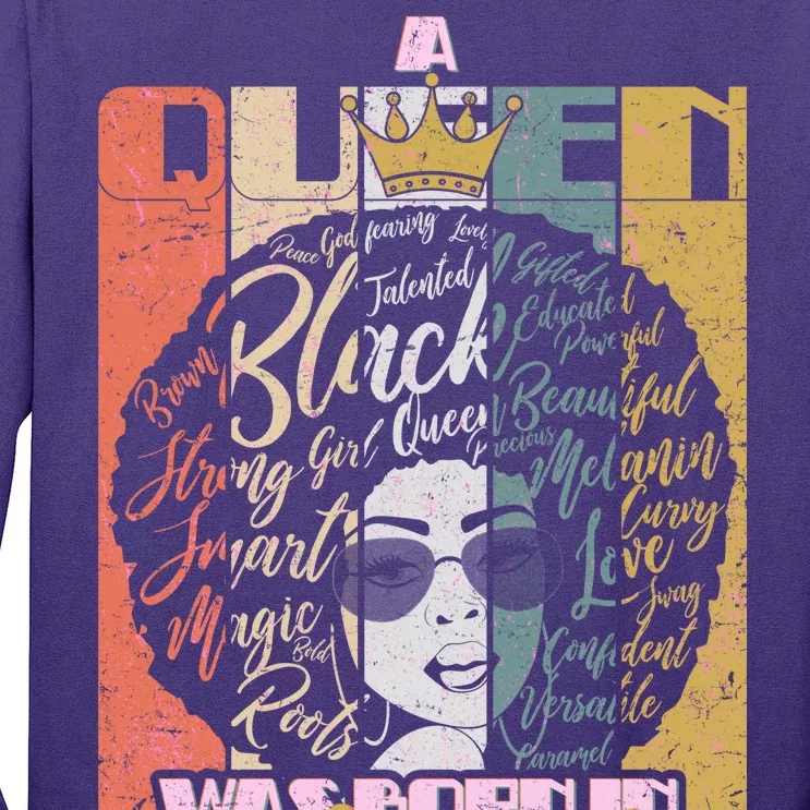 A Queen was Born in March Long Sleeve Shirt