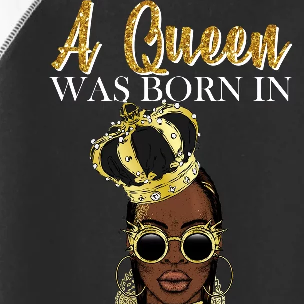 A Queen Was Born In March Happy Birthday Toddler Fine Jersey T-Shirt