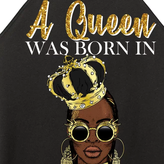 A Queen Was Born In March Happy Birthday Women’s Perfect Tri Rocker Tank