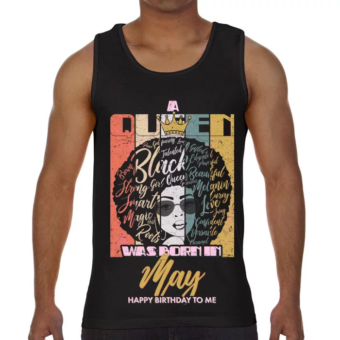 A Queen Was Born In May Comfort Colors® Tank Top