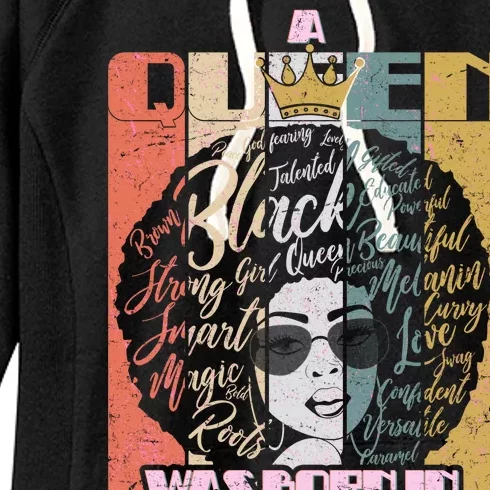 A Queen Was Born In May Women's Fleece Hoodie