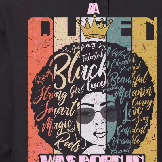 A Queen Was Born In May Premium Hoodie